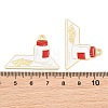 Medical Theme Alloy Enamel Pendants AL-CBA2919-03G-10C-3