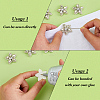 20Pcs Star Rhinestone Cloth Patches DIY-FG0010-20-3