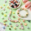 48Pcs 14 Styles Food Grade Eco-Friendly Silicone Focal Beads DIY-YW0008-83A-5