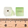 Frosted Glass Beads with Golden Glitter Powder X1-DGLA-NH001-8mm-01D-3