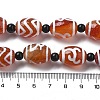 Tibetan Style dZi Beads Strands G-NH0037-C05-01-4