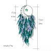 Iron Woven Web/Net with Feather Hanging Ornaments PW-WGCAE3B-01-1