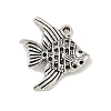 Tibetan Style Alloy Pendants PALLOY-V008-01E-AS-1