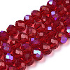 Electroplate Glass Beads Strands LS-EGLA-A034-T8mm-L20-1