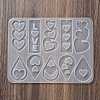 Heart Earrings Pendants DIY Silicone Mold DIY-Q033-06A-3