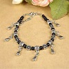 Bohemian Teardrop Alloy Charm Bracelets WG9243-1-1