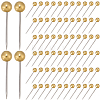 1Set 201 Stainless Steel Ball Head Pins DIY-SP0007-91G-7