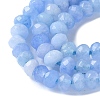 Dyed Natural Malaysia Jade Rondelle Beads Strands G-E316-2x4mm-60-3