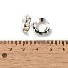 Brass Rhinestone Spacer Beads RB-A020-12mm-S-3