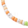 Shell Pearl & Glass Beaded Bracelets for Women BJEW-JB10414-3