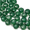 Natural Green Chalcedony Beads Strands GG-NH0004-B01-3