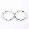 Ring 304 Stainless Steel Hoop Earrings EJEW-P040-52P-2