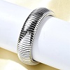 304 Stainless Steel Stretch Bracelets for Women Men BJEW-A031-02B-P-2