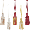 5Pcs 5 Colors Polyester Tassel Pendant Decorations DIY-BC0005-62-1