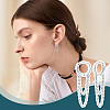 1Pair 925 Sterling Silver Hoop Earrings EJEW-UN0002-85P-5