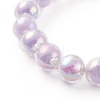 Transparent Acrylic Beads Stretch Bracelet for Kids BJEW-JB06510-6