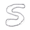 Electroplate Non-magnetic Synthetic Hematite Beads Strands X-G-J172-3x3mm-02-2