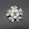 Exquisite Flower Alloy Rhinestone Brooch PW-WG62D3E-01-1