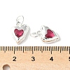 Brass Micro Pave Cubic Zirconia Pendants KK-U067-10S-02-3