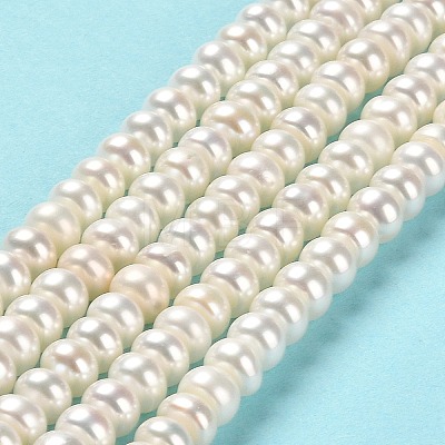 Natural Cultured Freshwater Pearl Beads Strands PEAR-J007-03-1