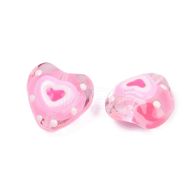 Handmade Lampwork Beads Strands LAMP-R004-06A-03-1