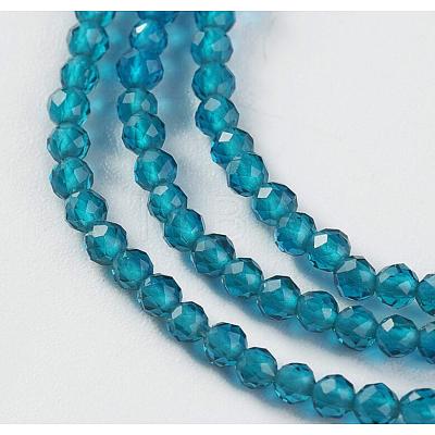 Glass Beads Strands EGLA-E057-02B-10-1