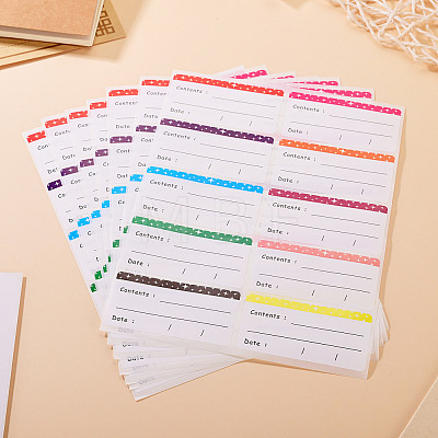 10 Sheets Paper Self Adhesive Stickers DIY-TADJ0001-18-1