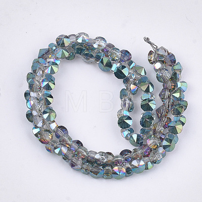 Electroplate Glass Beads Strands EGLA-S179-03A-C09-1