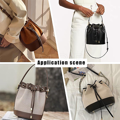 PU Leather Drawstring for Bucket Bag PURS-WH0001-69B-1