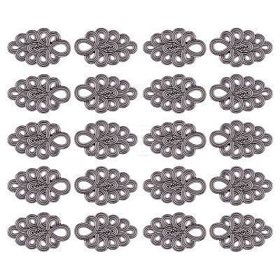 20Pcs Zinc Alloy Adjustable Jean Button Pins FIND-FH0017-92B-1