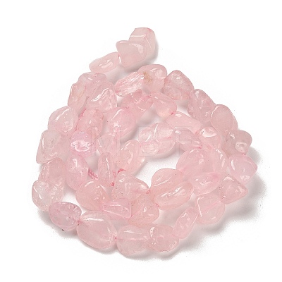 Natural Rose Quartz Beads Strands G-P497-01E-79B-1