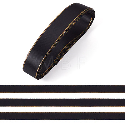 5M Polyester Gold Edged Satin Ribbon OCOR-TADJ0001-05F-1