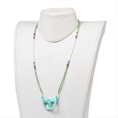 Personalized Beaded Necklaces NJEW-JN02853-03-1