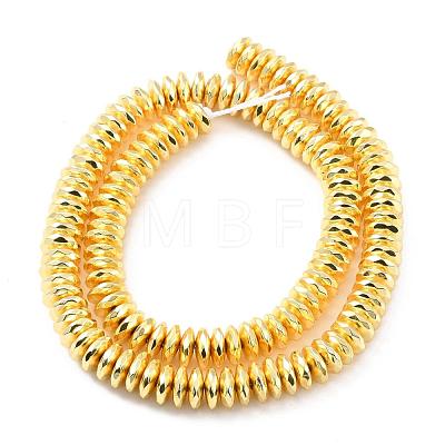 Electroplate Non-magnetic Synthetic Hematite Beads Strands G-L485-06C-G-1