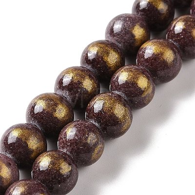 Natural Jade Beads Strands G-F670-A28-8mm-1