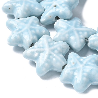 Ocean Series Handmade Porcelain Beads X-PORC-R002-05-09-1