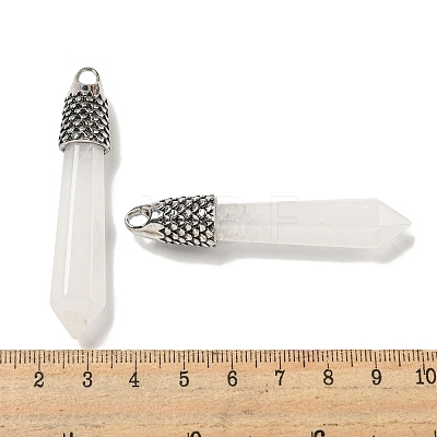 Natural Quartz Crystal Pointed Big Pendants G-F766-02AS-08-1