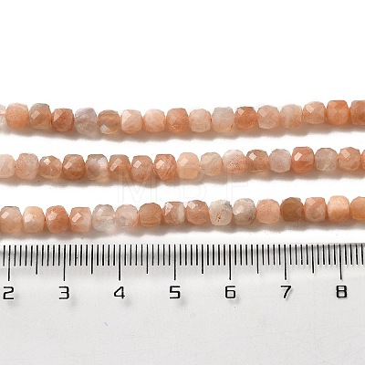 Natural Multi-Moonstone Beads Strands G-M426-B01-01-1