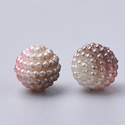 Imitation Pearl Acrylic Beads OACR-T004-12mm-19-1