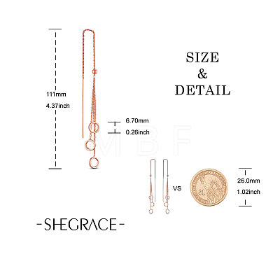 SHEGRACE Brass Stud Earring JE729A-1