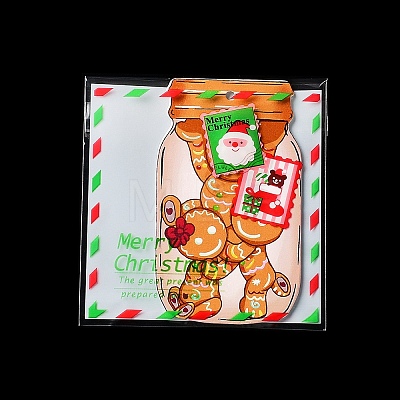 Christmas Theme Plastic Bakeware Bag OPP-Q004-04B-1
