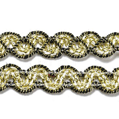 Polyester Wavy Lace Trim OCOR-K007-04A-1