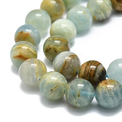 Natural Blue Calcite Beads Strands G-E576-09C-1