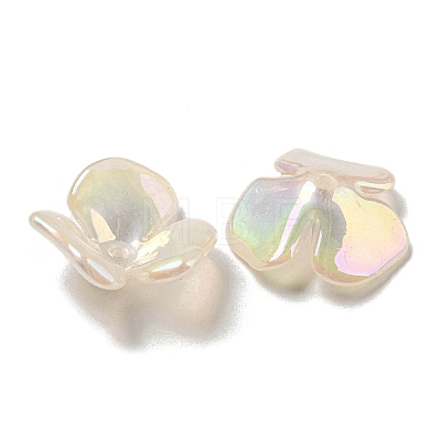 AB Color Plated Acrylic Beads OACR-G034-03J-1