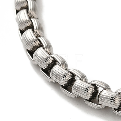 Non-Tarnish 316 Surgical Stainless Steel Box Chain Bracelets BJEW-Q349-01P-1