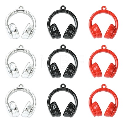 12Pcs 3 Colors Opaque Acrylic Pendants SACR-FS0001-52-1
