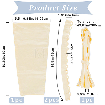 Gorgecraft Women's Wedding Dress Zipper Replacement DIY-GF0007-53A-1