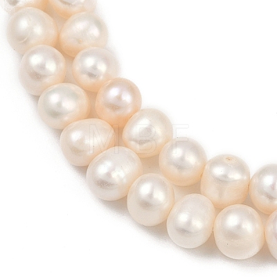 Natural Cultured Freshwater Pearl Beads Strands PEAR-I007-07X-13A-1