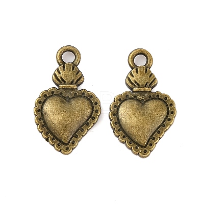 Tibetan Style Alloy Pendants TIBEP-Q041-103AB-NR-1