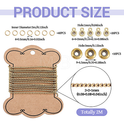 DIY Chain Bracelets Making Kits DIY-TA0016-02-1